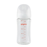 Piegon Glass Bottle 8oz (1 - Pack) with M Nipple (3M+) - Princess and the Pea Boutique