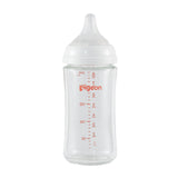Piegon Glass Bottle 8oz (1 - Pack) with M Nipple (3M+) - Princess and the Pea Boutique