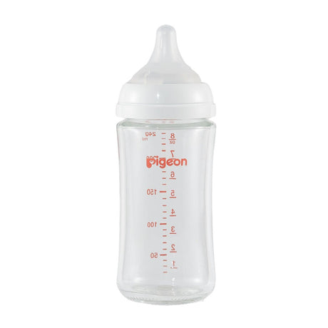 Piegon Glass Bottle 8oz (1 - Pack) with M Nipple (3M+) - Princess and the Pea Boutique