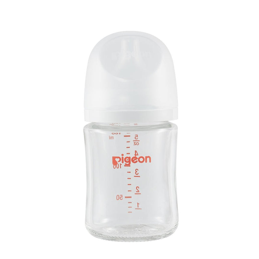 Pigeon Glass Bottle 5oz (1 - Pack) with SS Nipple 0M+ - Princess and the Pea Boutique