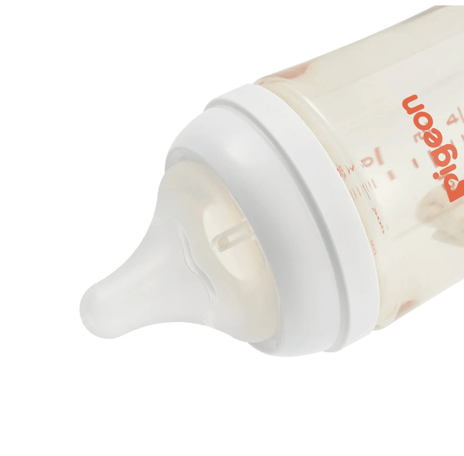 Pigeon - PPSU Bottle 8oz/240ml with M Nipple 3M+ (1 - Pack) - Princess and the Pea Boutique
