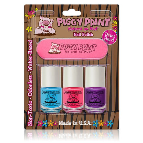 Piggy Paint 3 - Pack with Nail File - Princess and the Pea Boutique