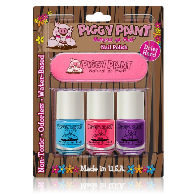 Piggy Paint 3 - Pack with Nail File - Princess and the Pea Boutique