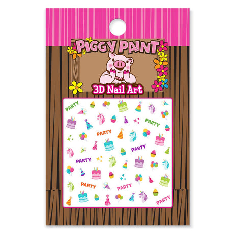 Piggy Paint Birthday Bash Nail Art - Princess and the Pea Boutique