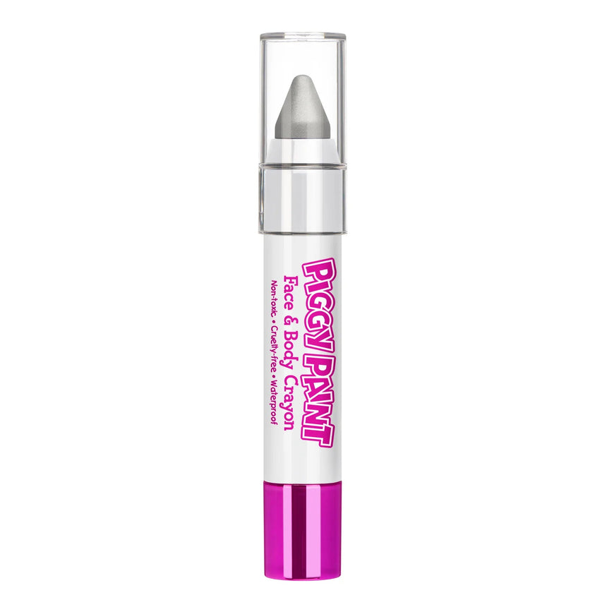 Piggy Paint Face & Body Crayon - Metallic Silver - Princess and the Pea Boutique
