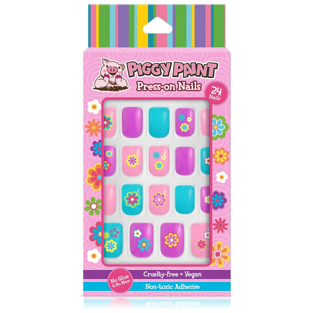 Piggy Paint Flower Power Piggy Press - on Nails - Princess and the Pea Boutique