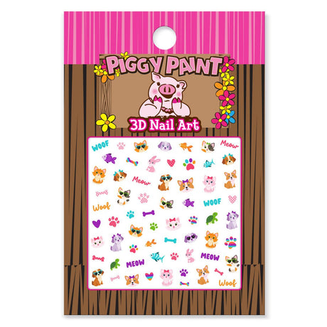 Piggy Paint Playful Pets Nail Art - Princess and the Pea Boutique