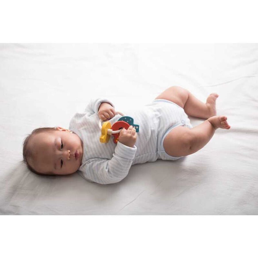 PlanToys Baby Key Rattle - Classic - Princess and the Pea Boutique