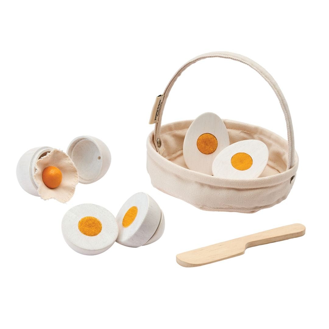 PlanToys Crack & Cook Egg Basket - Princess and the Pea Boutique