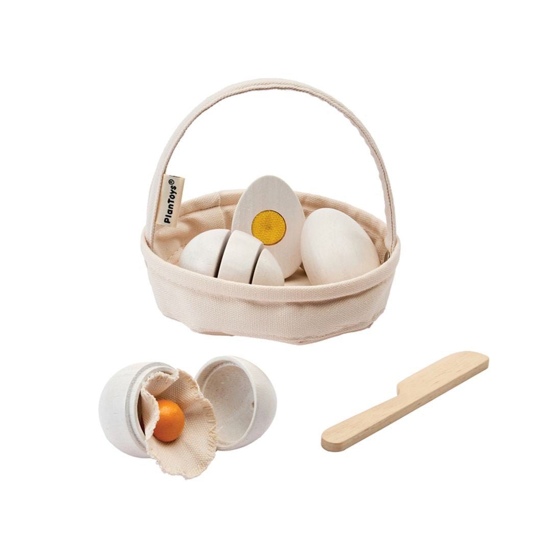 PlanToys Crack & Cook Egg Basket - Princess and the Pea Boutique