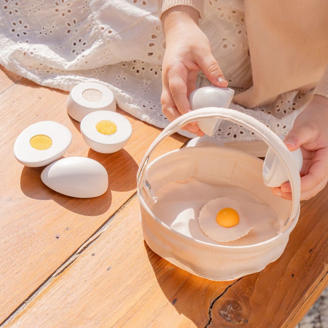 PlanToys Crack & Cook Egg Basket - Princess and the Pea Boutique