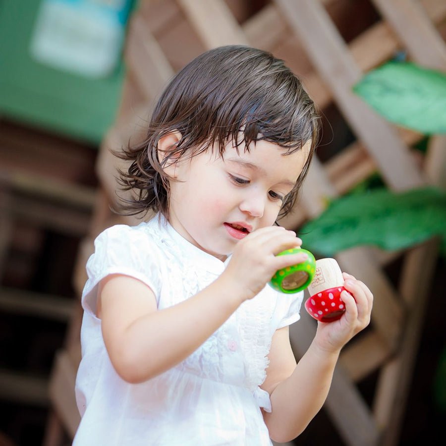 PlanToys Mushroom Kaleidoscope - Red - Princess and the Pea Boutique