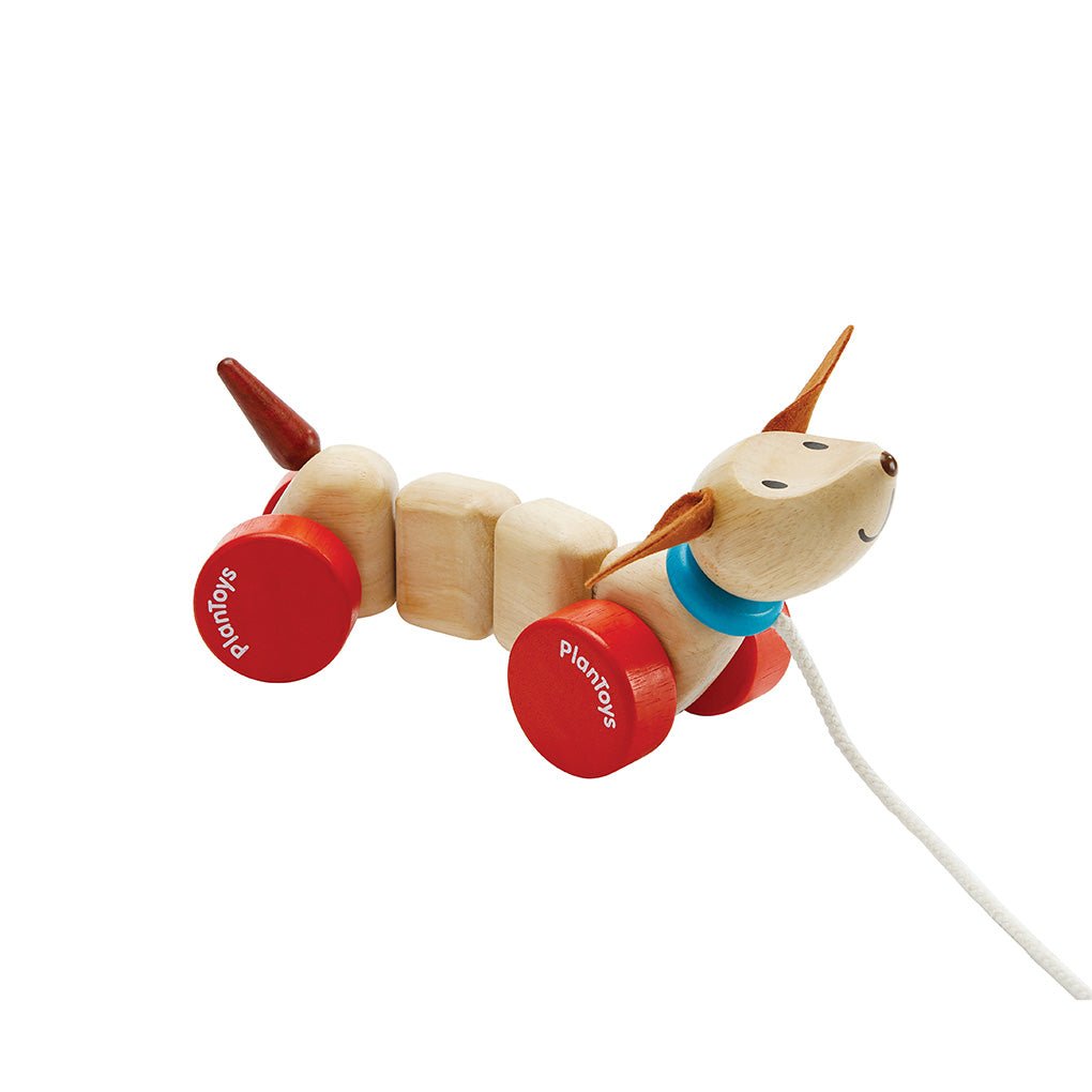 PlanToys Pull - Along Happy Puppy - Princess and the Pea Boutique