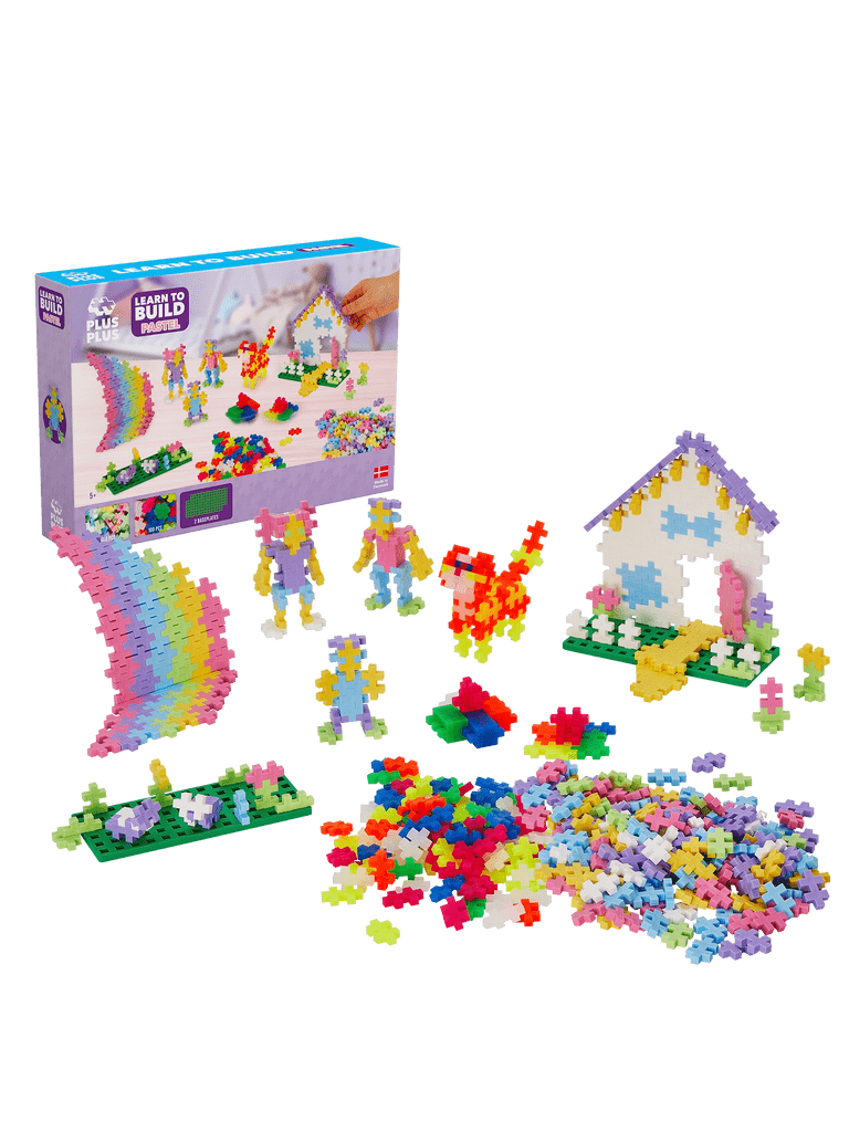 Plus Plus Learn to Build - Pastel - 600 pcs - Princess and the Pea Boutique