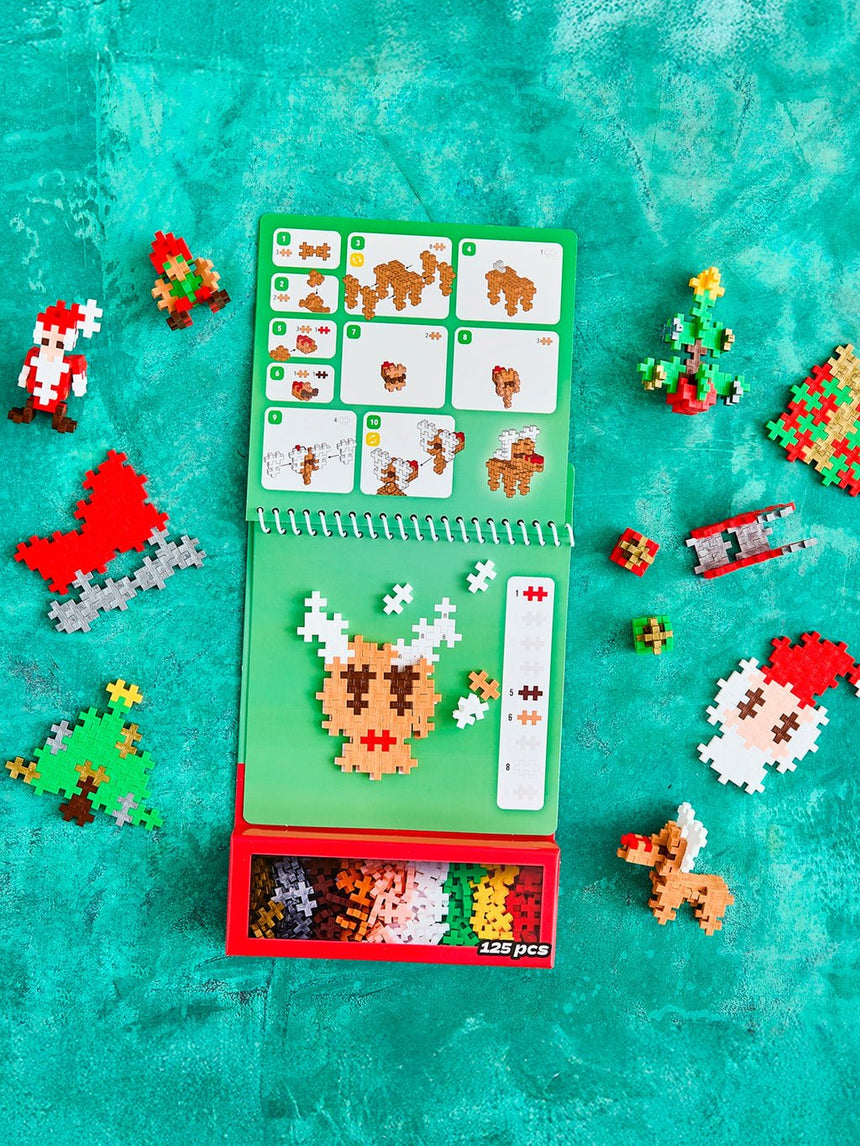Plus-Plus Puzzle by Number – Christmas 125pcs - Princess and the Pea Boutique