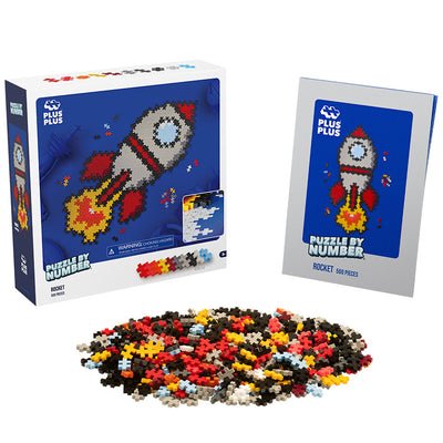 Plus - Plus Puzzle by number - Rockets 500pcs - Princess and the Pea Boutique