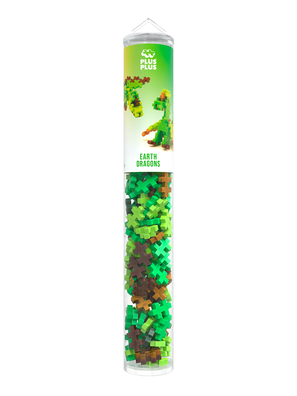 Plus-Plus Tube - Earth Dragons - 100 pcs - Princess and the Pea Boutique