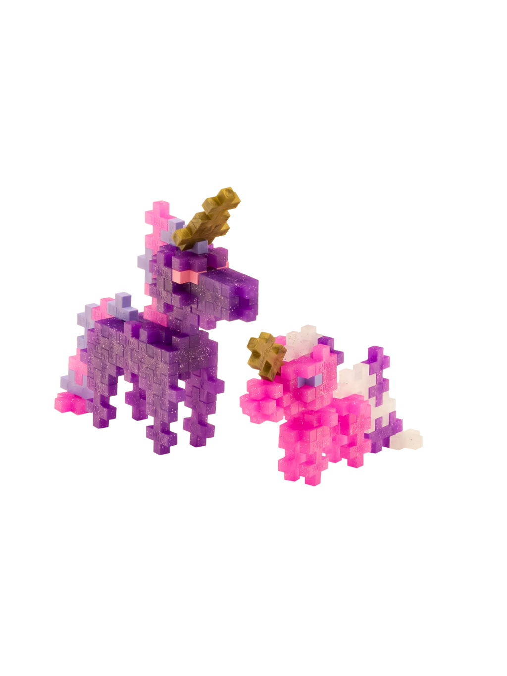 Plus-Plus Tube - Glitter Unicorns - 100 pcs - Princess and the Pea Boutique