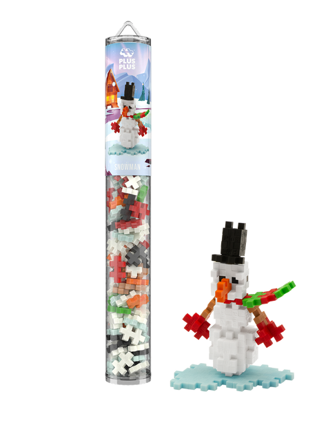 Plus-Plus Tube - Snowman - 100 pcs - Princess and the Pea Boutique