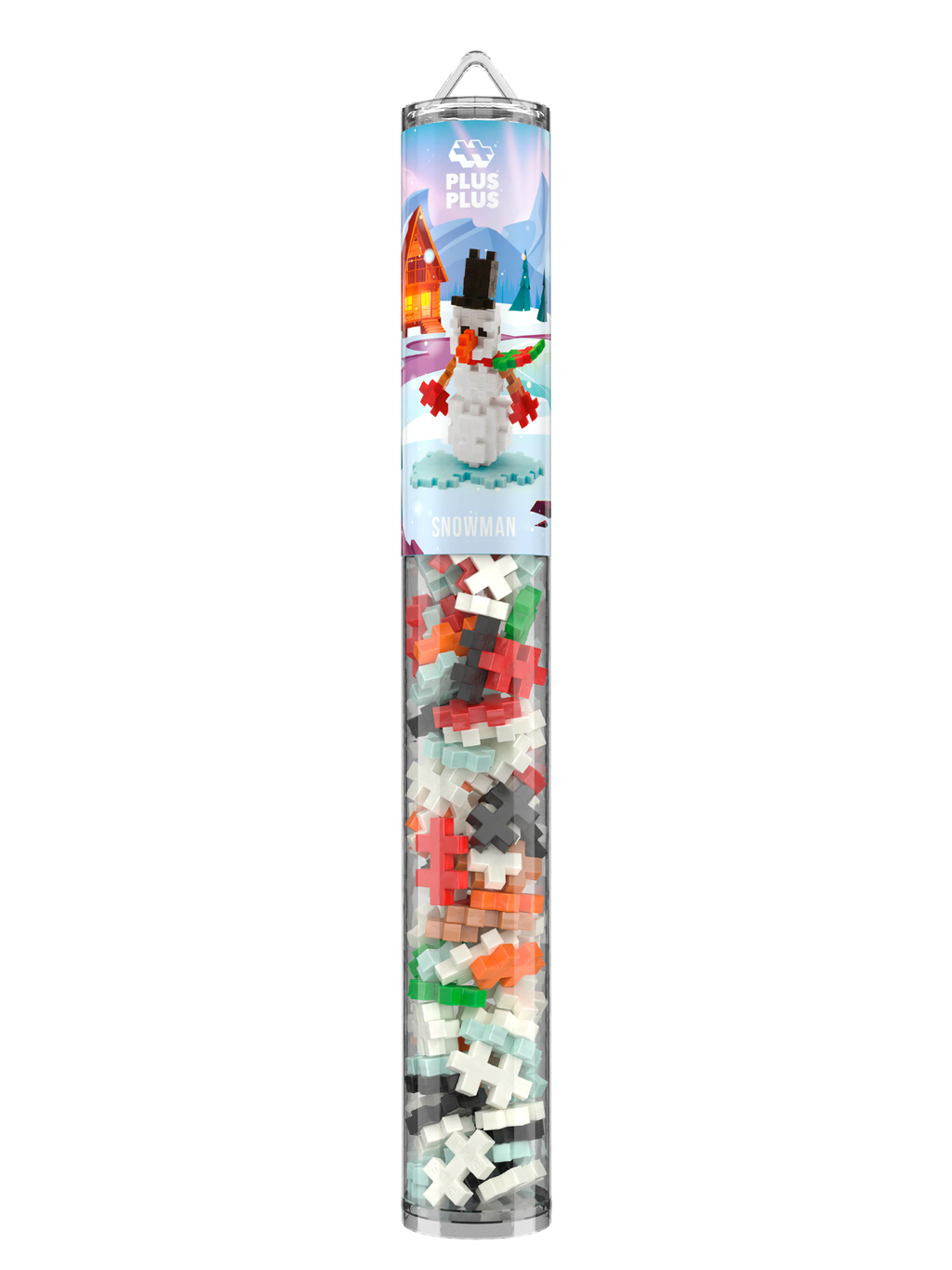 Plus-Plus Tube - Snowman - 100 pcs - Princess and the Pea Boutique