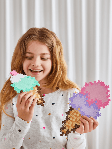 PlusPlus Puzzle By Number - Ice Cream Cones 250pcs - Princess and the Pea Boutique