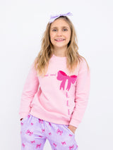Preppy Goose Bow Sweatshirt - Princess and the Pea Boutique