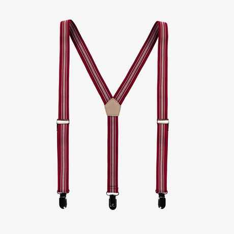 Red striped suspenders, child - Princess and the Pea Boutique