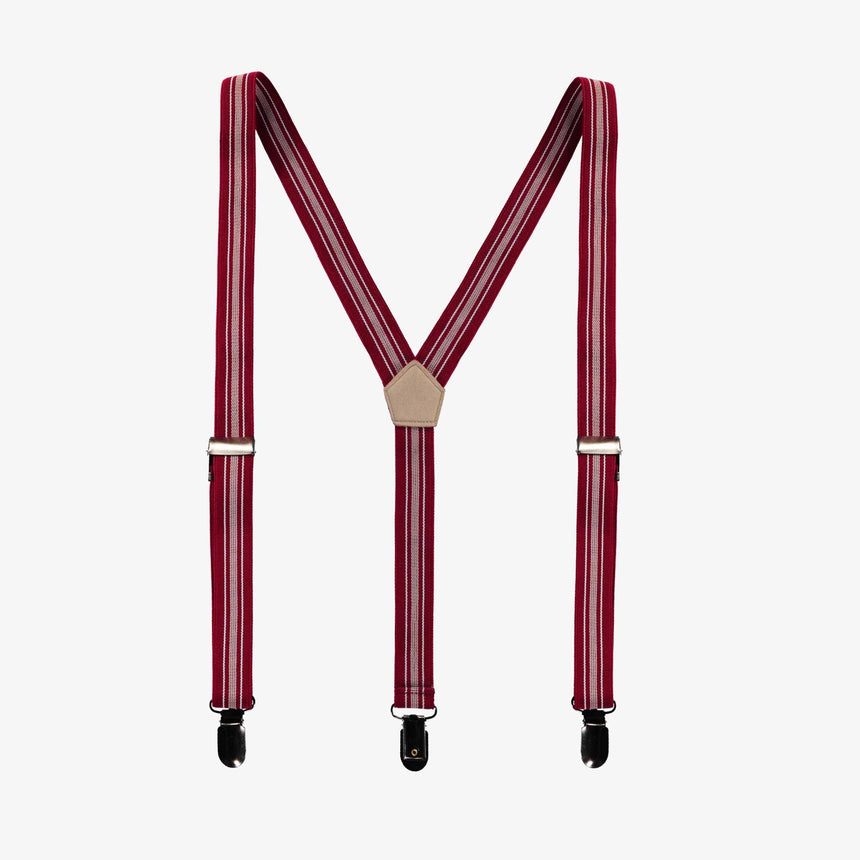 Red striped suspenders, child - Princess and the Pea Boutique