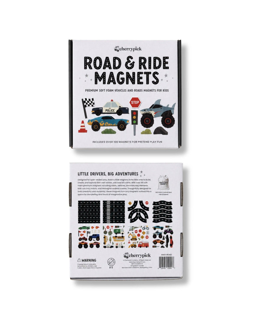 Road & Ride Car Magnets Set (100pc set) - Princess and the Pea Boutique
