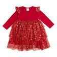 Scarlett Shimmer Christmas Long Sleeve Tutu Dress - Princess and the Pea Boutique