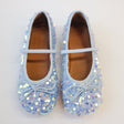 Sequin Ballet Flats - Light Blue - Princess and the Pea Boutique