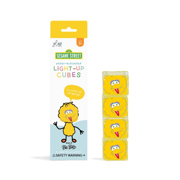 Sesame Street Light - Up Cubes - Big Bird - Princess and the Pea Boutique