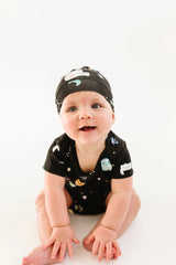 Short Sleeve Bodysuit - Planets - Princess and the Pea Boutique