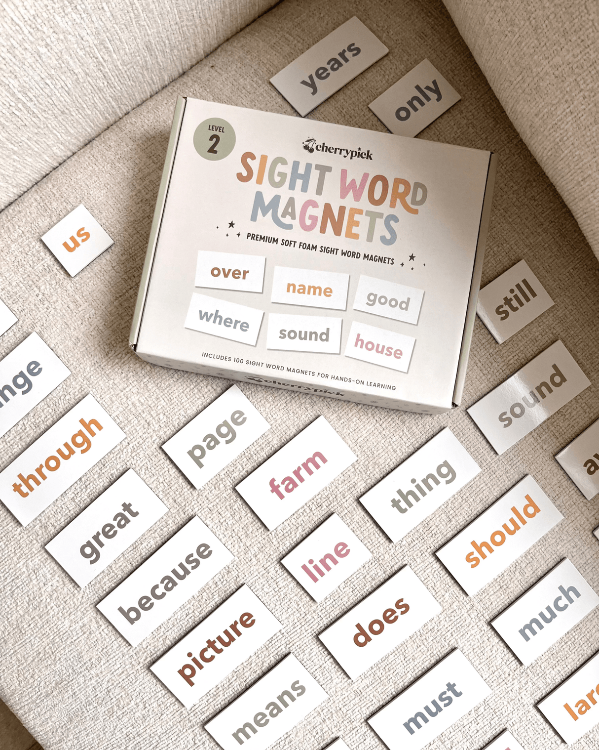 Sight Word Magnets for Early Reading & Literacy: Level 2 - Princess and the Pea Boutique