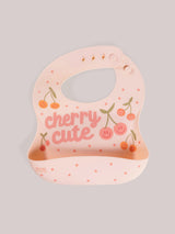 Silicone Bibs Cherry Cute by Doodle By Meg - Princess and the Pea Boutique