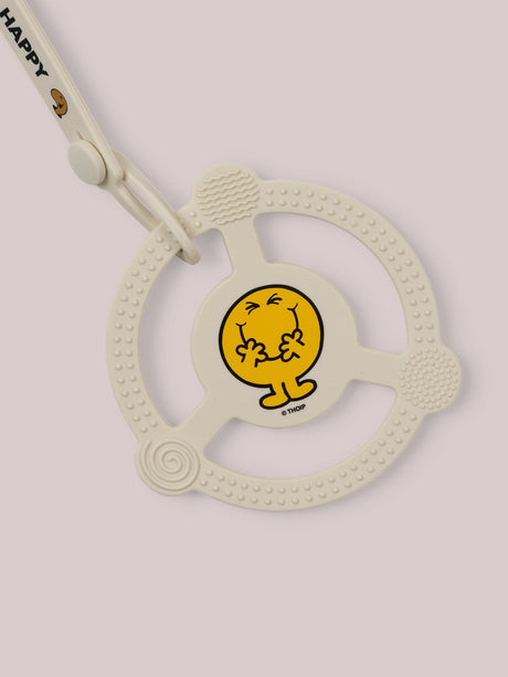 Silicone Teether Ring & Detachable Clip - Mr. Happy™ - Princess and the Pea Boutique