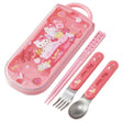 Skater Antibacterial Dishwasher-Safe Sliding Cutlery Set - Hello Kitty - Princess and the Pea Boutique