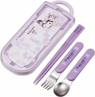 Skater Antibacterial Dishwasher - Safe Sliding Cutlery Set - Kuromi - Princess and the Pea Boutique