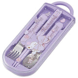 Skater Antibacterial Dishwasher - Safe Sliding Cutlery Set - Kuromi - Princess and the Pea Boutique