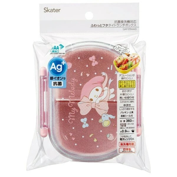 Skater Bento Box Dishwasher Safe 360ml My Melody - Princess and the Pea Boutique