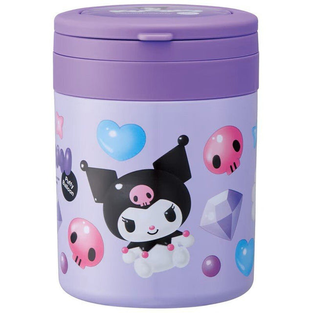 Skater Bento Box KUROMI Foldable 500ml - Princess and the Pea Boutique