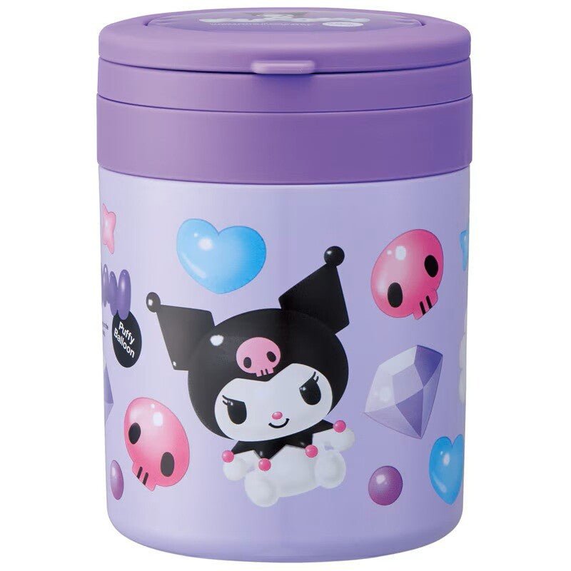 Skater Bento Box KUROMI Foldable 500ml - Princess and the Pea Boutique