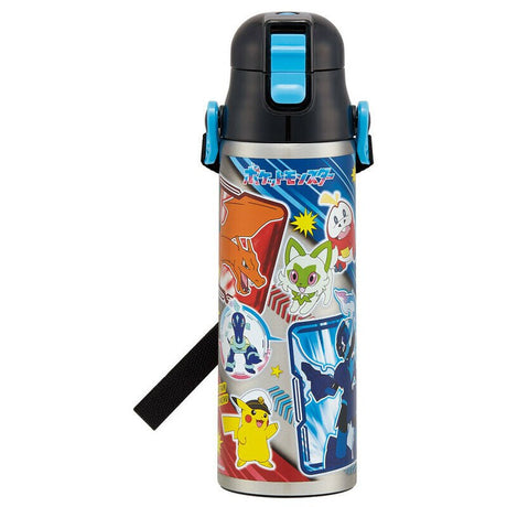 Skater Compact 2 - way Stainless Steel Bottle 580ml Pokemon - Princess and the Pea Boutique