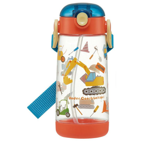 Skater One - push Straw Watter Bottle - Construction - Princess and the Pea Boutique