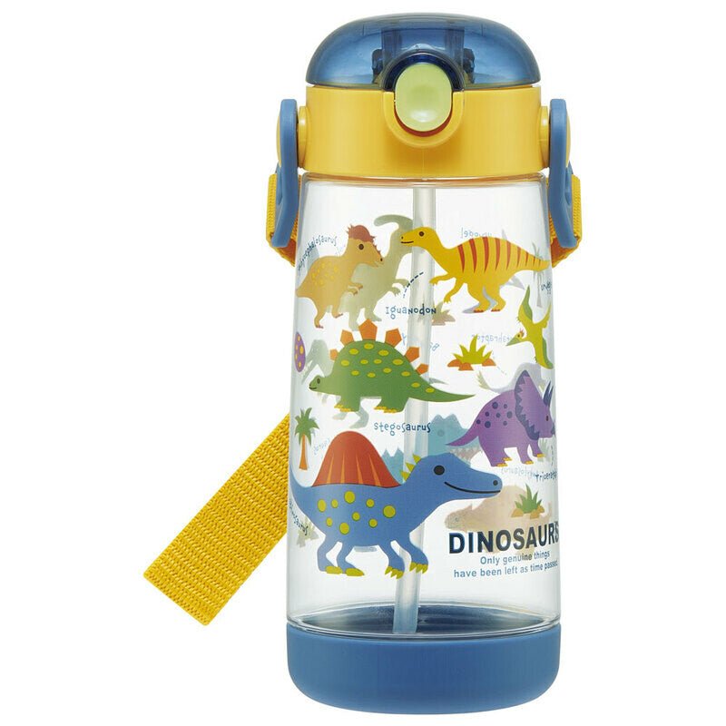 Skater One - push Straw Watter Bottle - Dinosaurs - Princess and the Pea Boutique