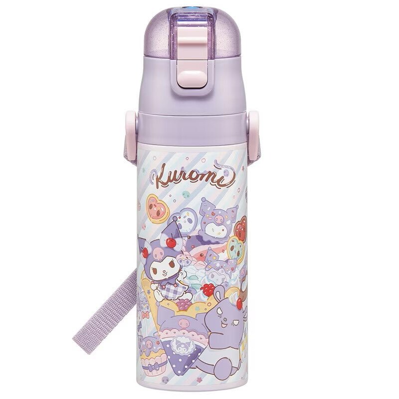 Skater Stainless Steel Water Bottle KUROMI 470ml - Princess and the Pea Boutique
