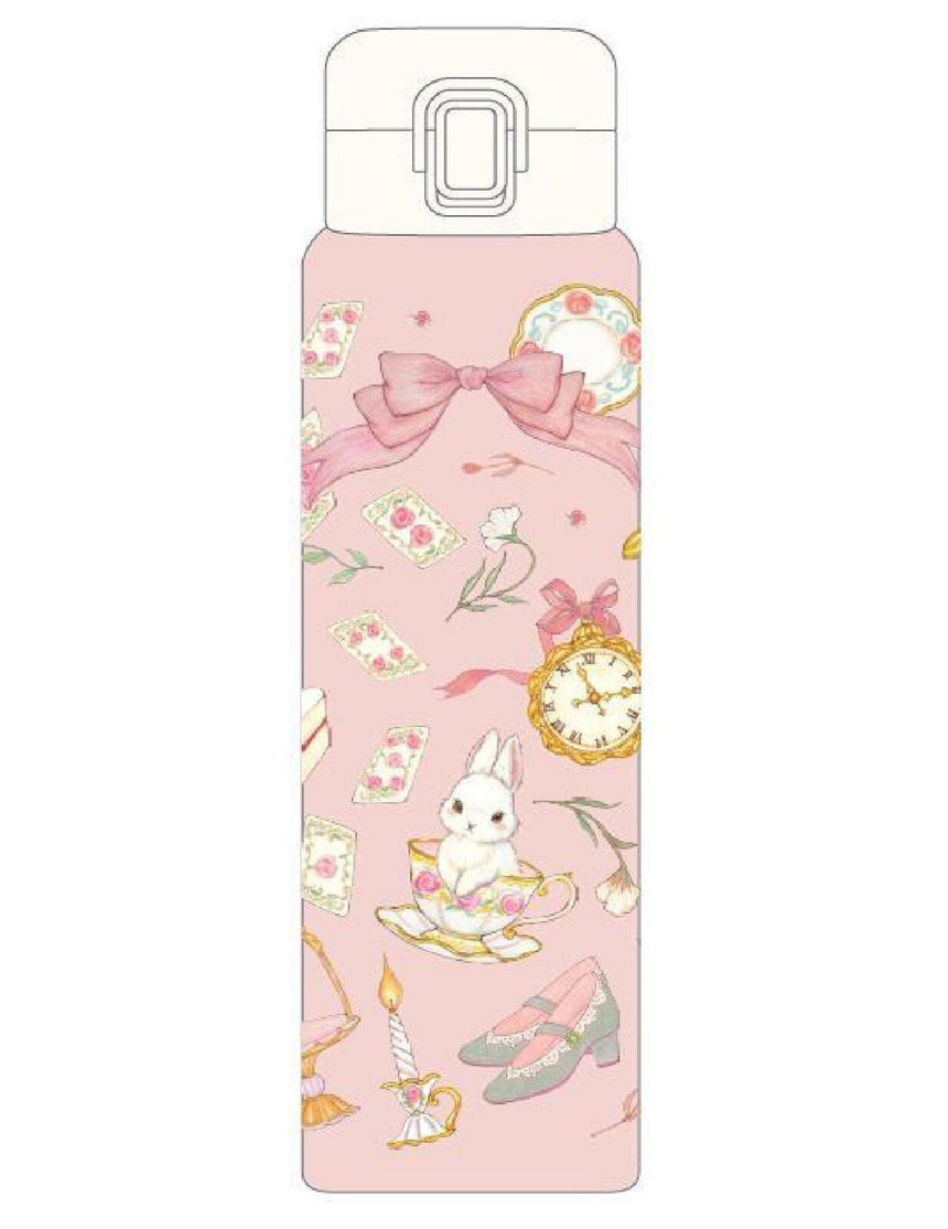 Skater Water Bottle Miki Takei Party One Push 480ml - Princess and the Pea Boutique