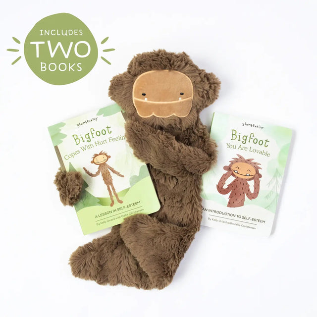 Slumberkins - Bigfoot's Self Esteem Plush Snuggler Set - Princess and the Pea Boutique