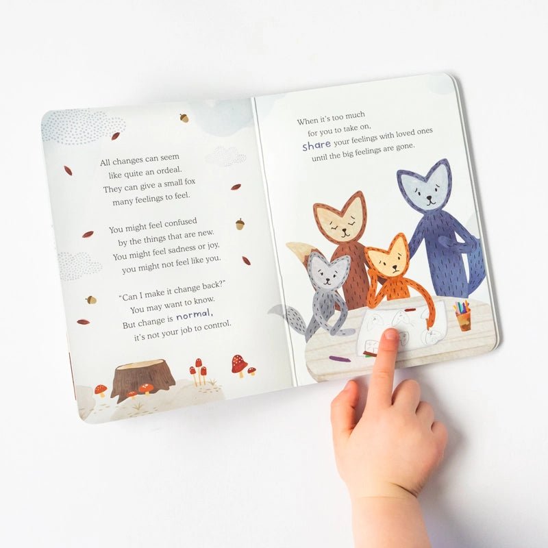 Slumberkins - Fox's Navigating Change Plush Snuggler Set - Princess and the Pea Boutique