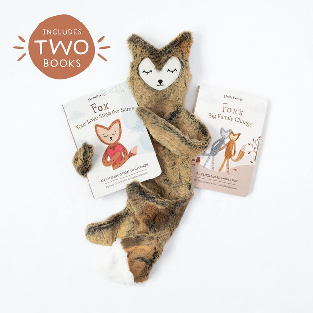 Slumberkins - Fox's Navigating Change Plush Snuggler Set - Princess and the Pea Boutique